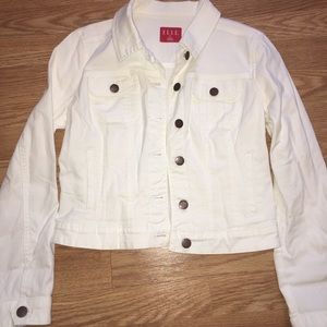 Elle white jean jacket